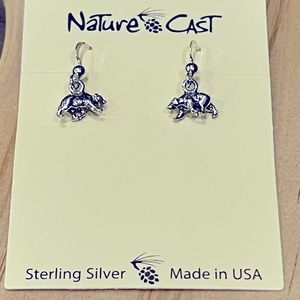 Final Price! Sterling Bear Earrings